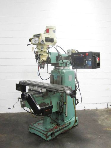 Trak 2-axis cnc knee type vertical machining center -rebuilt head -used - am9329 for sale