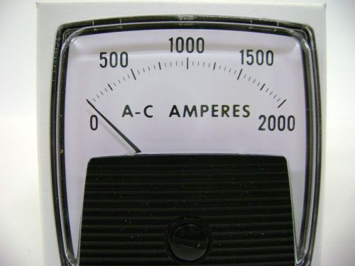 PANEL METER GE YOKOGAWA 2.75 INCH 0-2000 AMP AC