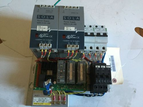 USED FANUC A05B-2401-C311,A20B-1007-0540/01A,SOLA SDN-5-24100,I/O PSU UNIT,BOXZM