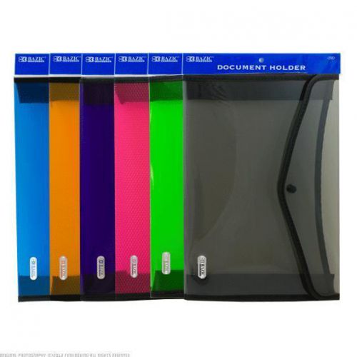 BAZIC V-Flap Letter Size Document Holder 24Pcs 3105-24