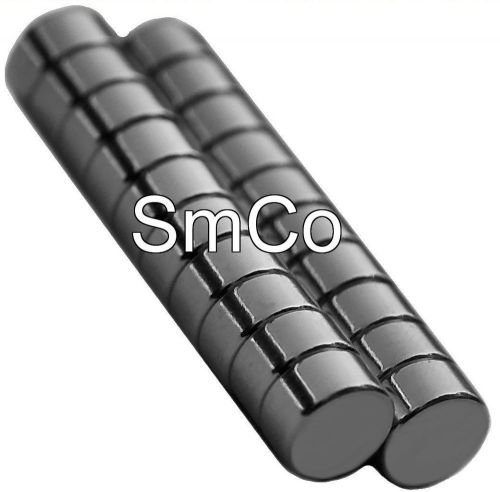 1/4&#034;x 1/8&#034; disc - smco - samarium cobalt rare earth magnet, grade n30 for sale