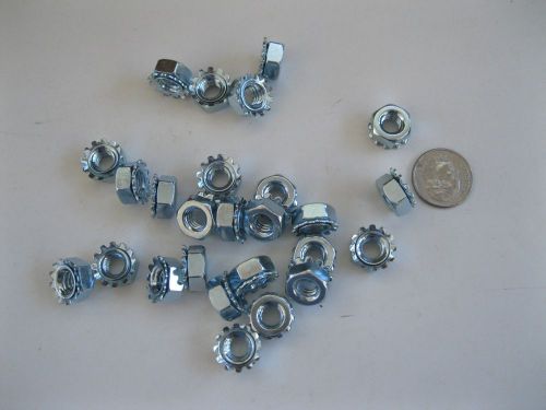 50 PIECES KNUT CR3 ZINC PLATED 1/4 x 20