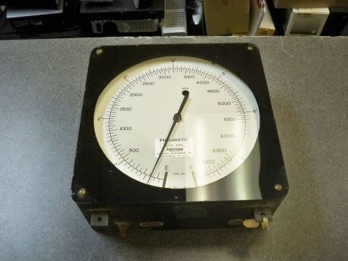 Vintage HERSEY Pneumatic Master Model Tank Level Indicator Gauge Excellent!