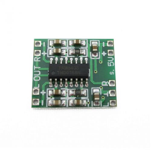 2x 2 Channel 3W DC 2.5-5V PAM8403 Digital Class D Audio Amplifier Board CAD