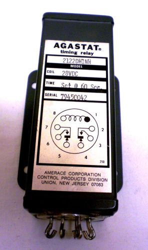 Agastat Timing Relay, 28 V DC, 60 Seconds