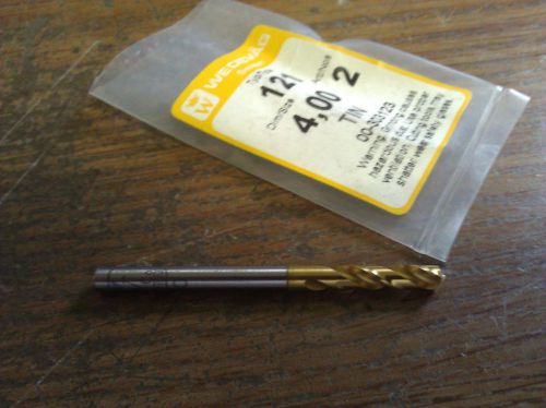 .1575&#034; 4mm HSCO TiN STUB DRILL