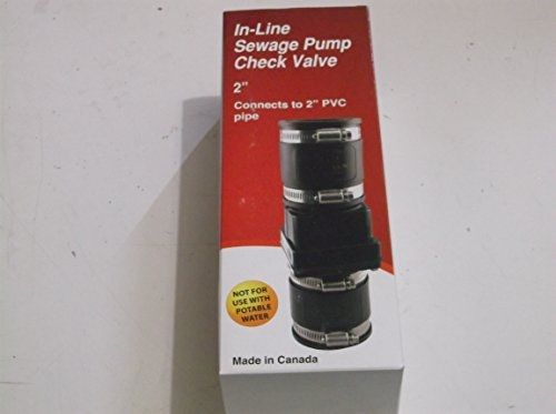 ProPlumber Plastic Check Valve Item#184210 Model#PPSPC-200 UPC# 659647911738