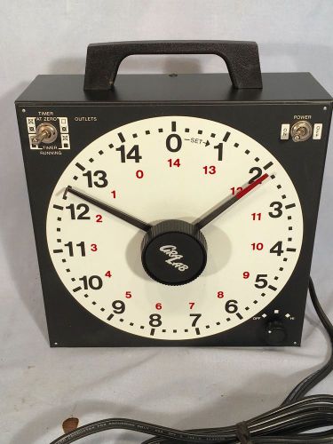 New GraLab 15 Minute Photography Darkroom Timer Model 172 120V 60Hz w/ 2 Outlets