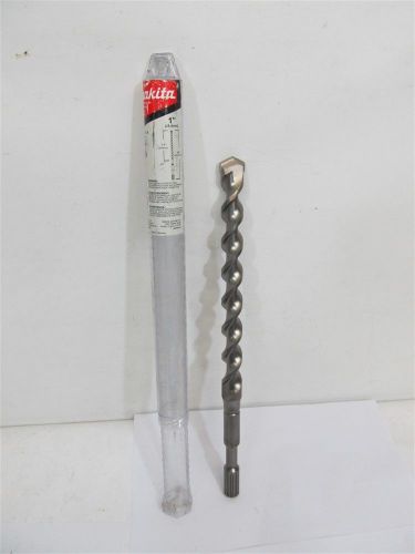 Makita 711211-A, 1&#034; x 11&#034; x 16&#034; Carbide Tipped Spline Shank Masonry Bit - German