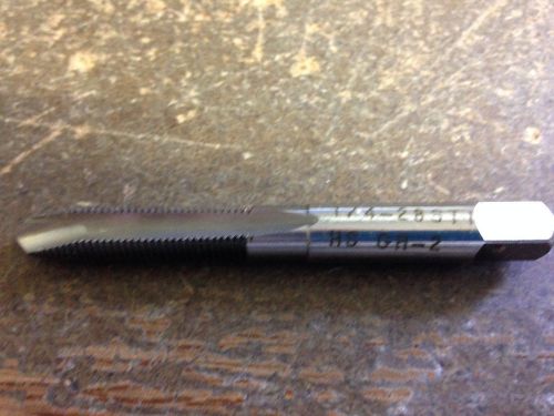 1/4-28 gh2 sti 2 flute spiral point plug tap for sale