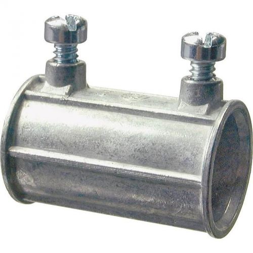 Concrete tight set screw coupling, 1/2&#034; emt, die cast zinc halex company 91221 for sale