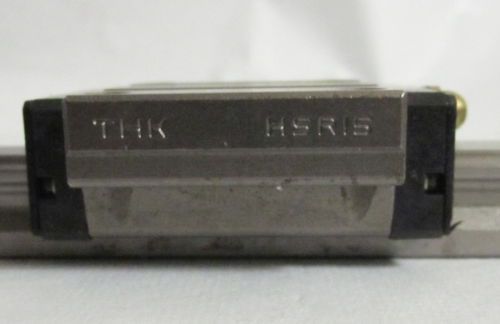 THK 13-1/2 inch LM Linear Guide Rail,w/(2) HSR15 blocks