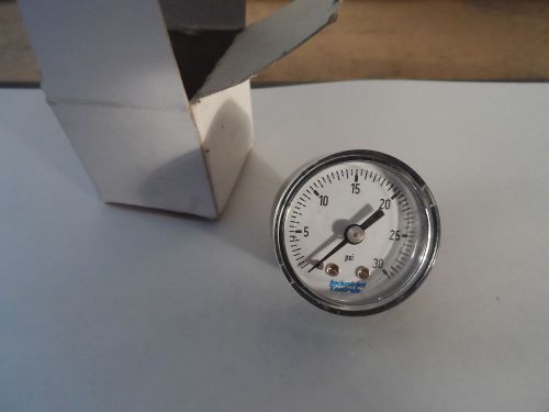 INDUSTRIAL CONTROL   AIR PRESSURE GAUGE  0-30 PSI  1/8&#034; NPT   305909