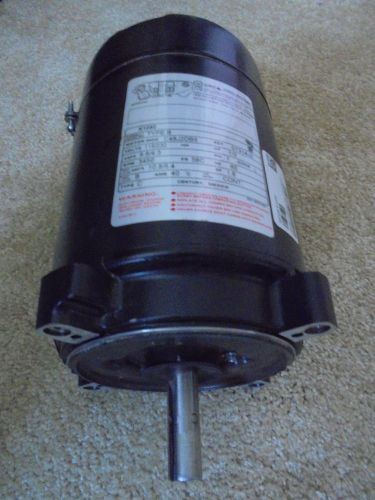 ELECTRIC MOTOR 1/2 HP 3450 RPM 115/230VAC  1/2&#034; shaft