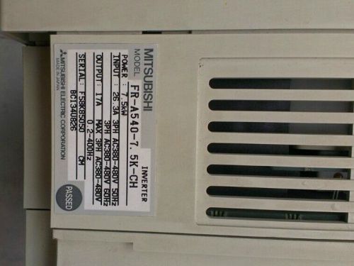 1PCS USED Mitsubishi Inverter FR-A540-7.5K-CH 380V-7.5KW tested