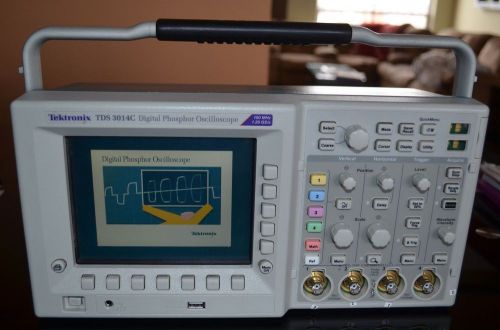 TEKTRONIX TDS3014C 100 MHz DIGITAL PHOSPOR OSCILLOSCOPE