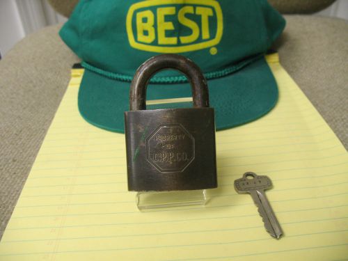 COLGATE PALMOLIVE PEET PADLOCK / ADVERTISING LOCK / BEST LOCK / STANLEY HDWE.