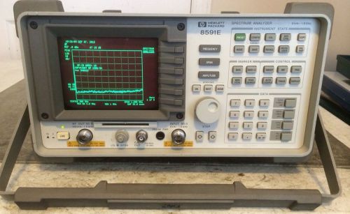 HP 8591E Spectrum Analyzer 9 kHz to 1.8 GHz HPIB Narrow Res BW Oven Tracking Gen