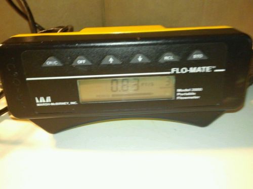 (Hach) Marsh McBirney Model 2000 Flo-Mate Portable Velocity Meter