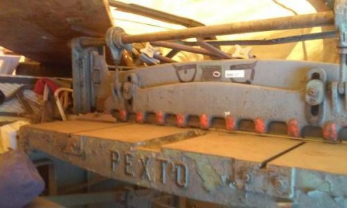 Pexto gap foot stomp shear g52 52&#034; w/back guage and extras for sale