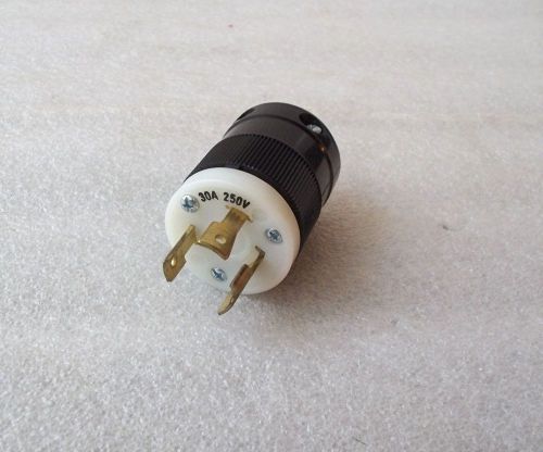 Marinco 306P Locking Plug 30A 250V ~ 2P 3W NEMA L6-30P ~ FREE SHIPPING