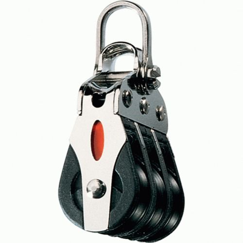 New ronstan rf20302 series 20m ball bearing block - triple - 2-axis shackle head for sale