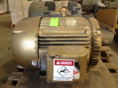 Baldor electric 40 hp motor 230/460/ vac 3540 rpm frame 324ts for sale