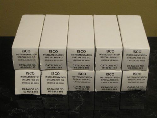 ISCO Recorder Roll Chart Paper, 0-100 Range, Cat# 69-0943-193, Qty 10