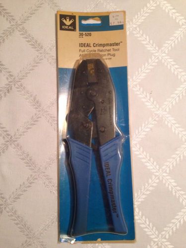 Ideal Crimpmaster Ratchet Crimp Tool #30-562 Full Cycle AMP 6 Position Plug