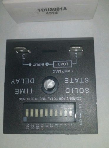 SSAC 1-1023 SEC. 100-240VAC/DC SOLID STATE TIMER TDU3001A 104119