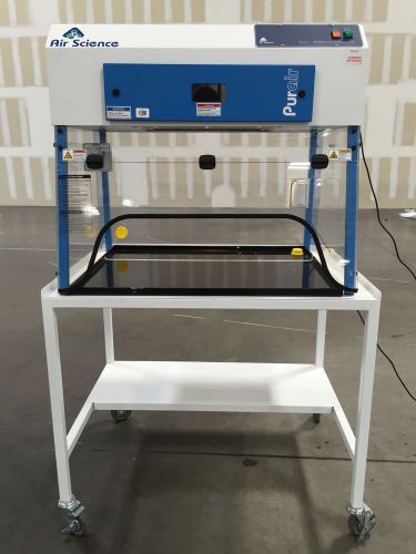 Air science purair p5-36 pcr hood on cart w/ wheels for sale