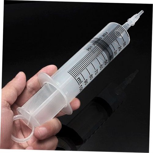 100ML Large Plastic Hydroponics Nutrient Sterile Disposable Measuring Syring GU