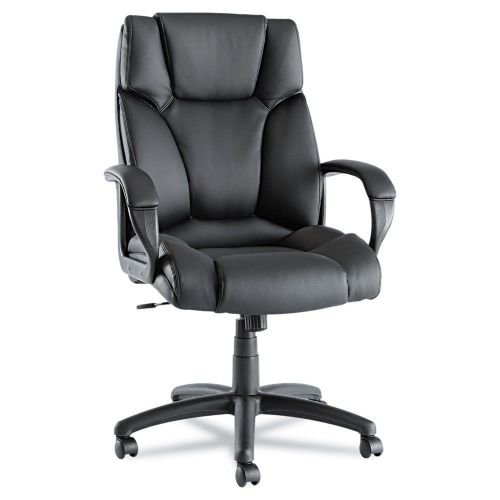 High-Back New Swivel Tilt Black Soft Touch Leather Office Chair