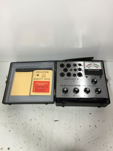 Vintage Sencore TC142 Mighty Might V Portable Vacuum Tube Tester