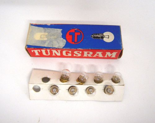 Lot of 8x Lamps TUNGSRAM 6V 2W E10/13 2670/old stock.