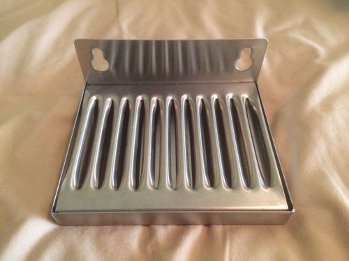 Stainless steel wall mount kegerator drip tray for sale