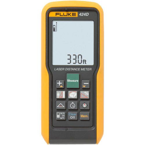 Fluke 424D Laser Distance Meter - 100M/330Ft Max