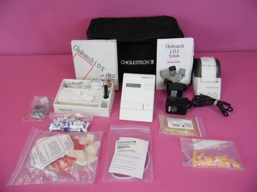 Cholestech LDX Analyzer &amp; Printer System Point of Care In Vitro Cholesterol Test