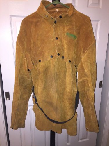 Standard Welders Welding Jacket w/ Removalable Bib Leather Size XXL