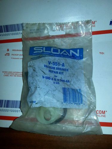 New Sloan V-551-A Vacuum Breaker Repair Kit for V-500-A &amp; V-500-AA *NEW*