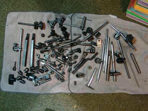 Lot machinist tools parts dial indicator clamps indicator snugs clamps posts for sale