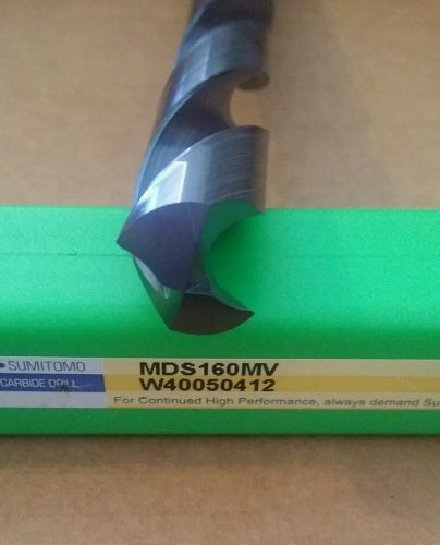 Brand New Sumitomo MDS160MV (.6299) 16mm Carbide Drill