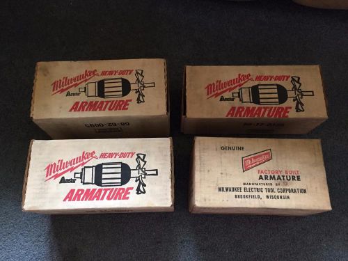 Milwaukee Armature 4 Parts See Pictures NIB