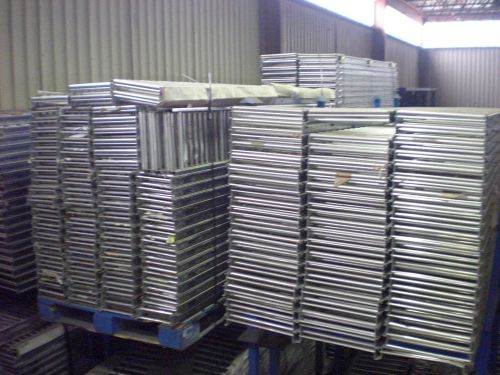 Span Track 8&#039;x 15-1/2&#034; - Gravity Carton Flow Conveyor Span Track- 20 Pc per Lot