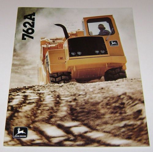 John Deere 762A Scraper Brochure