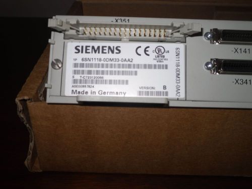 SIEMENS SIMODRIVE 2AXIS DRIVE CARD 6SN1118-0DM33-0AA2