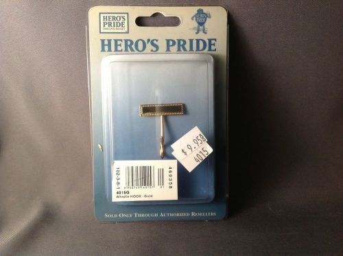 Nip hero&#039;s pride police fire whistle hook  - gold #4015g for sale