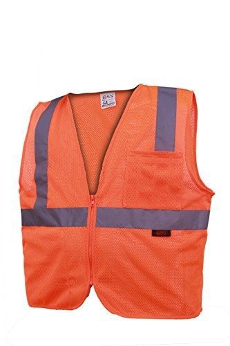 GSS SAFETY 1002-MD Standard Class 2 Safety Vest With 2 Pockets, 100% Polyester,