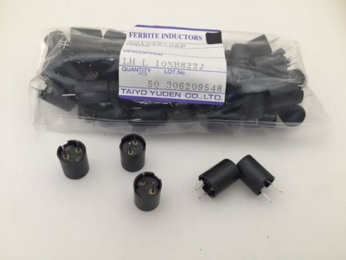 (50 pcs) LHL10NB822J  Taiyo-Yuden, 8200uH 5%, Radial Fixed Inductor