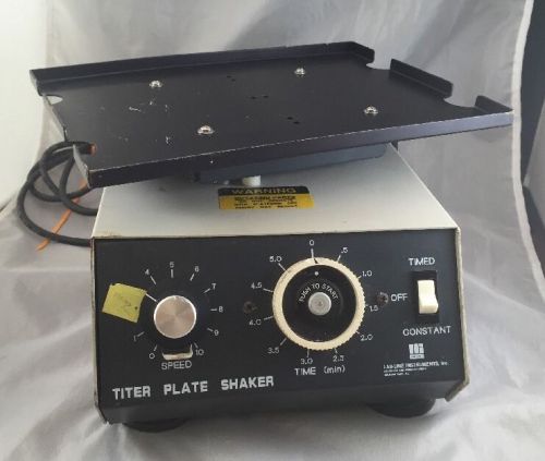 Barnstead/Lab-Line (Labline) Titer Plate Shaker Model 4625 40-1100 RPM 120V